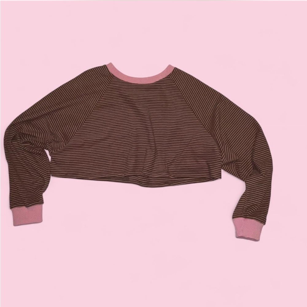 NWT HYFVE Crop Sweater Balloon Sleeve Lg - Picture 4 of 16